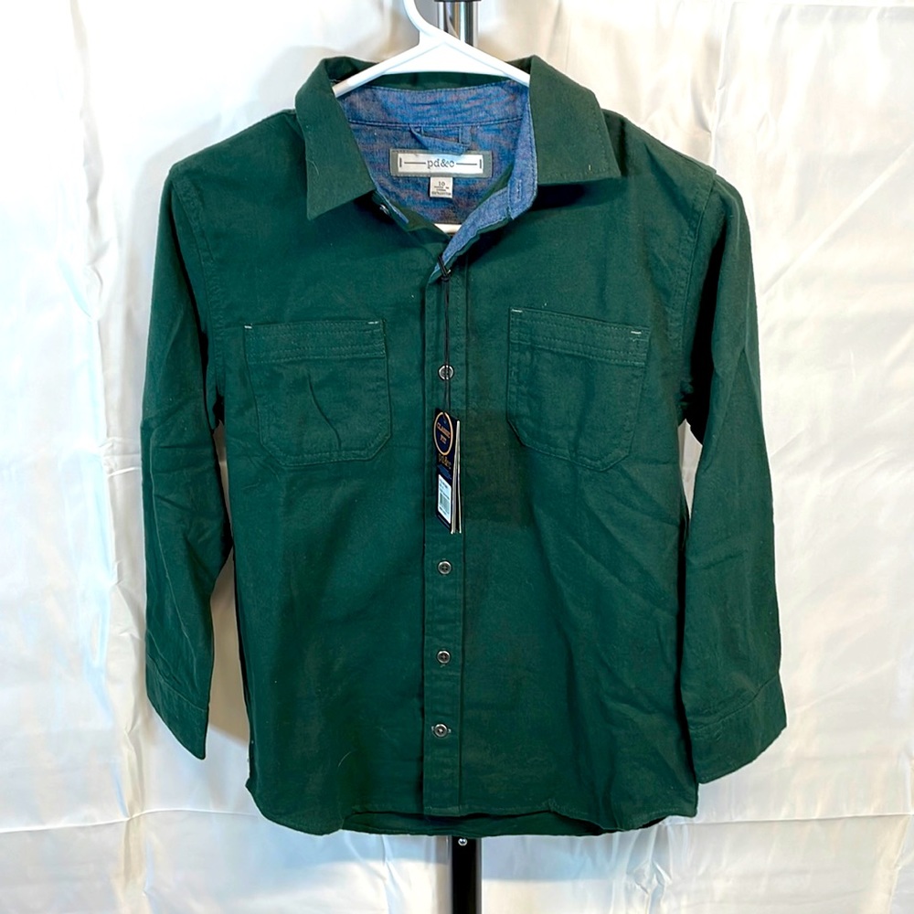 Boys Flannel Shirt - pd & c brand Size 10